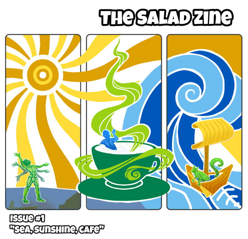 Salad Magazine Issue 1: Sea, Sunshine, Caf&eacute;